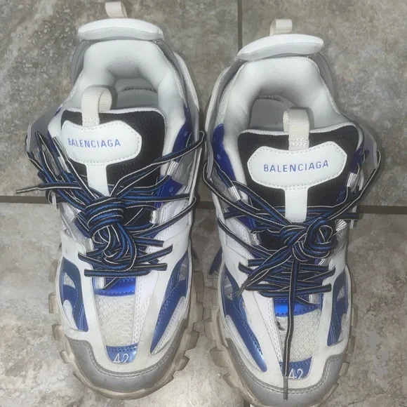 Balenciaga | Shoes | Balenciaga Track Runners Blue White  display picture 3